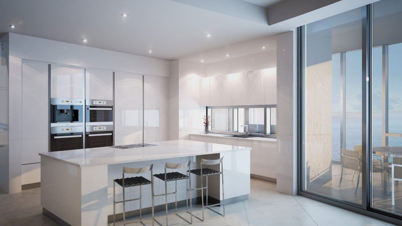 Kitchen at Porsche Penthouse