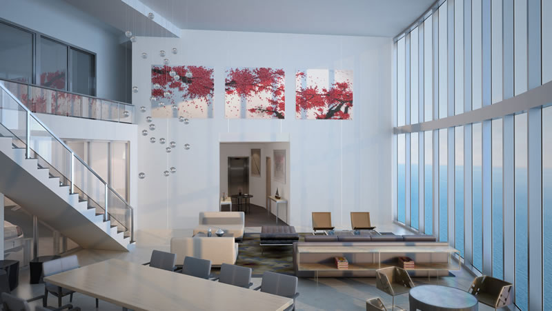 Luxury Porsche Design Tower penthouse, in Sunny Isles Beach